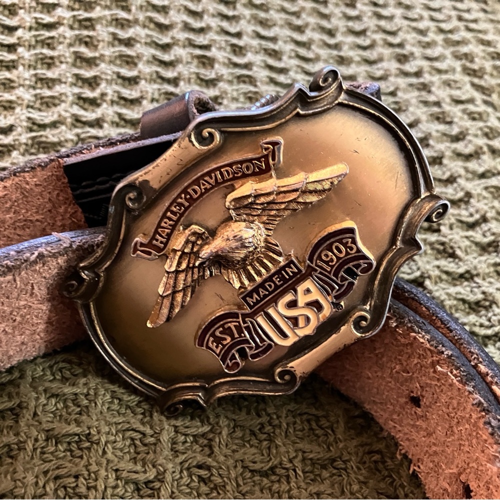 Harley-Davidson Bronze Belt Buckle